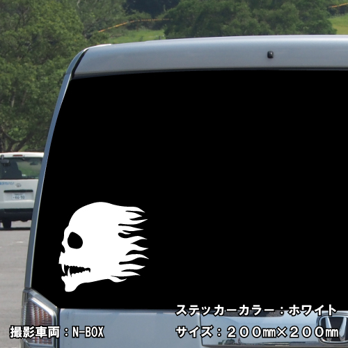 スカル ステッカー 01